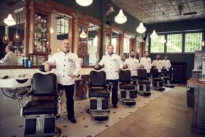 Foto vom Barber House in der Fraunhofer Straße